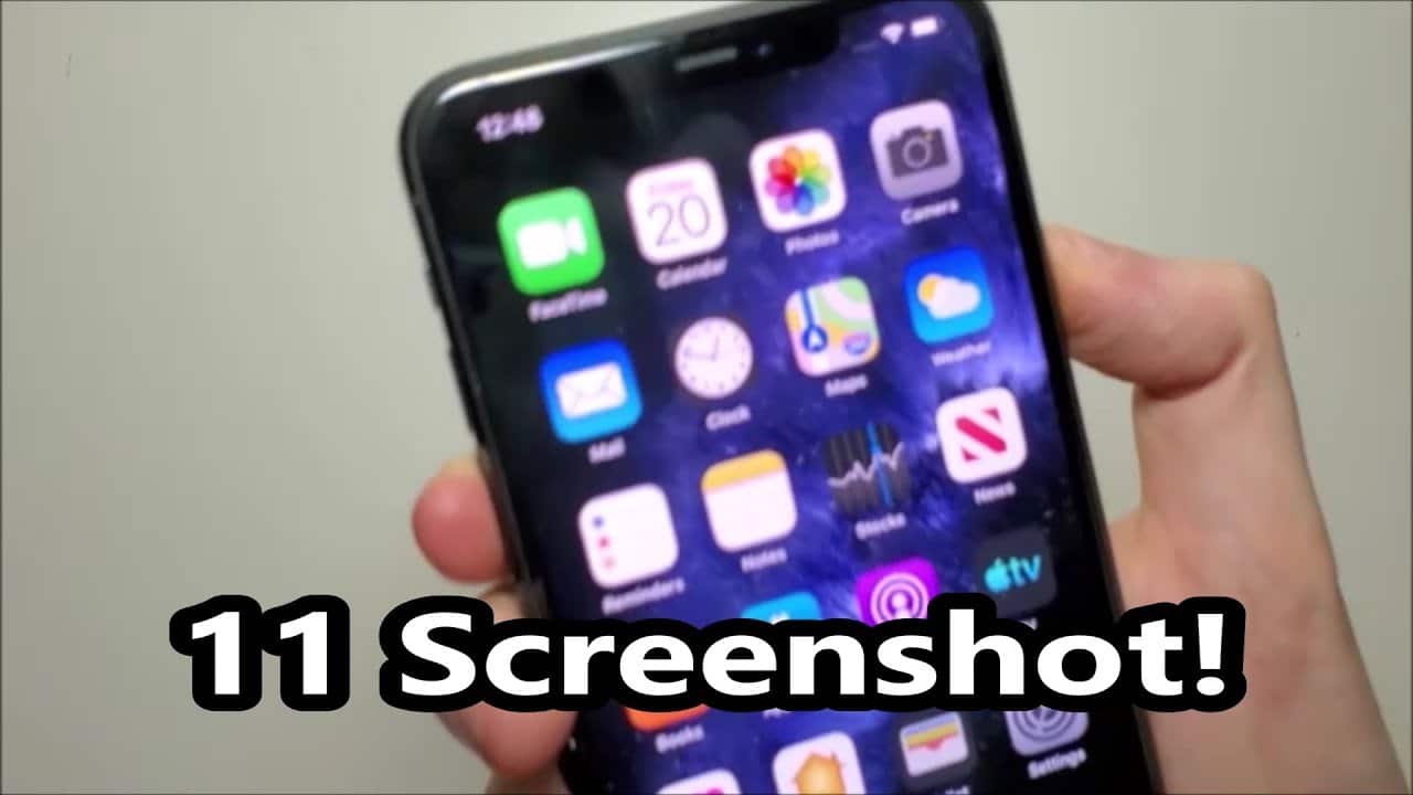 How To Take Screenshot On iphone 11