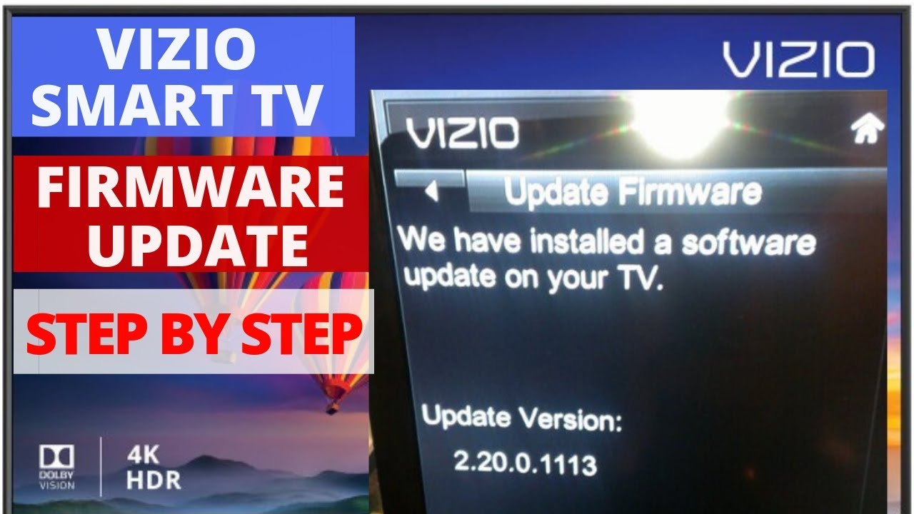 How to Update Vizio Smart TV Firmware
