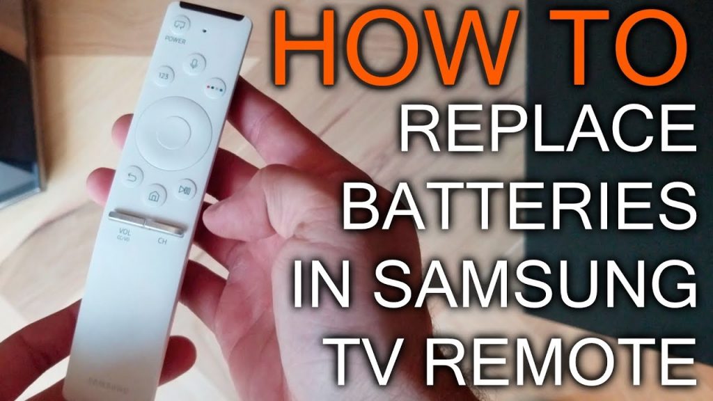 Replace the Samsung TV Remote’s Battery
