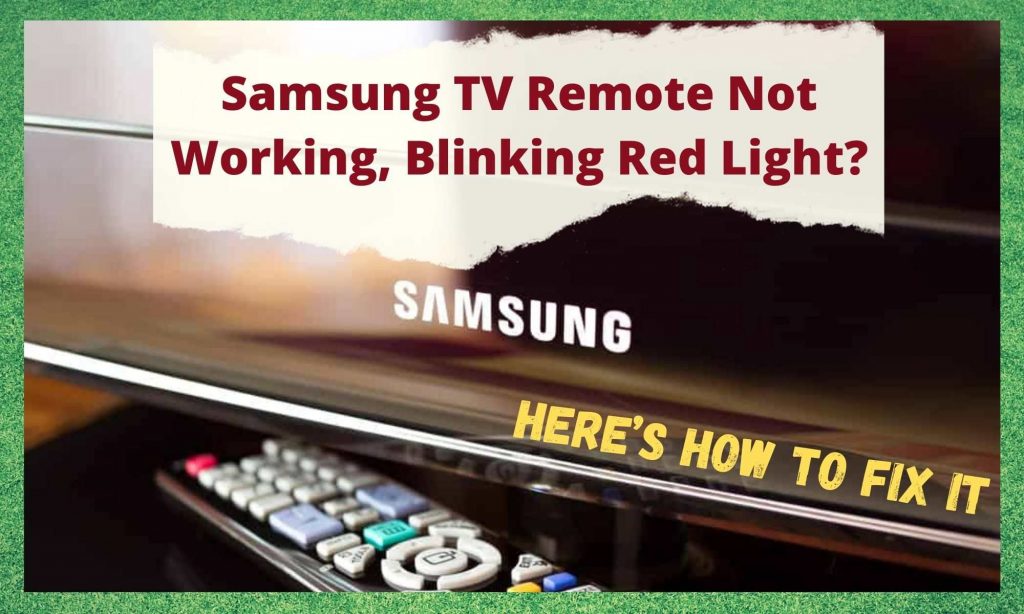 Why is the Red Light on my Samsung TV Remote Blinking