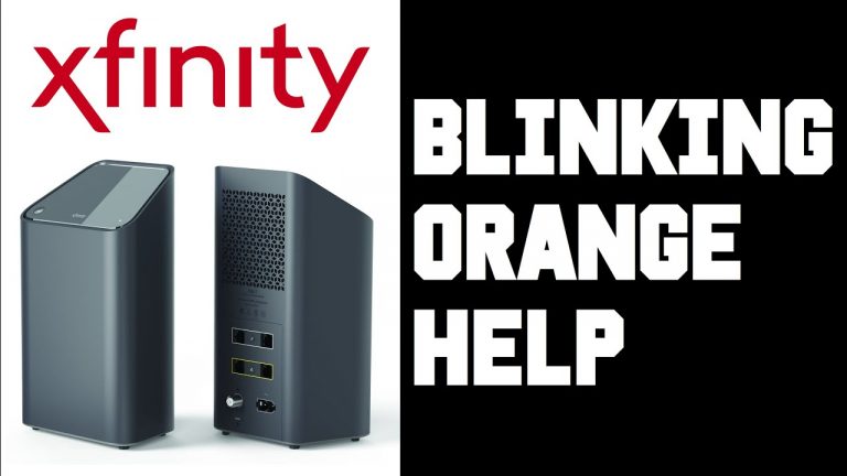 How to Fix Blinking Xfinity Router Orange Light