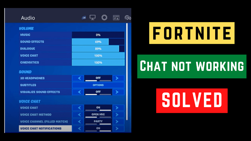 How to Fix Fortnite Voice Chat Not Working On Ps4 and Xbox