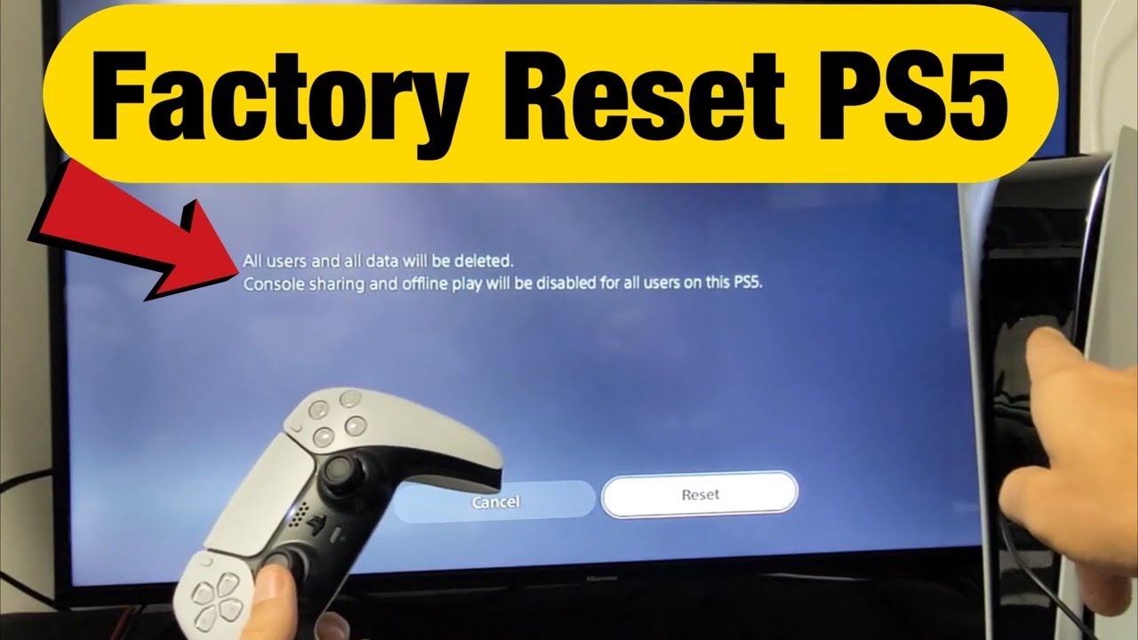 Perform Factory Reset to PS5