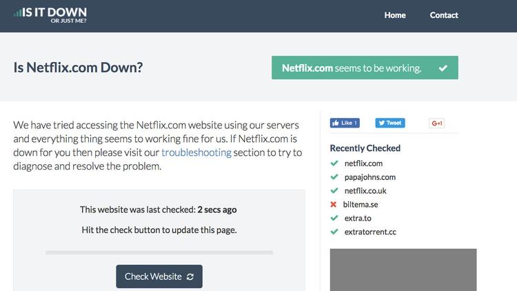 Checking Netflix Server Status