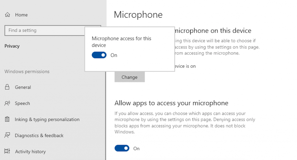 Disallow the Microphone Permission for Google App