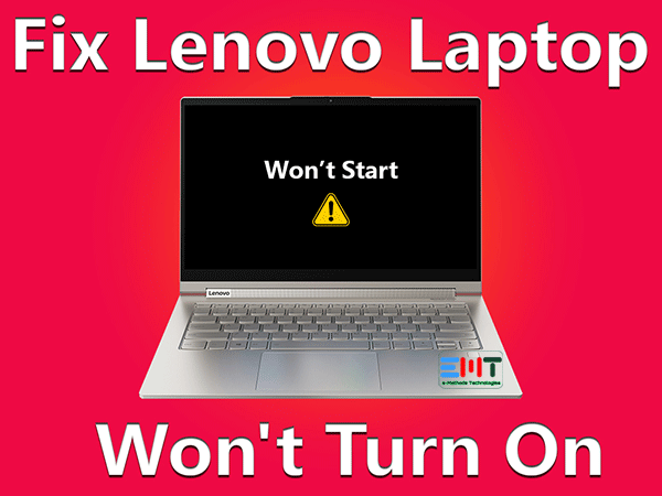 Lenovo Laptop That's Not Turning On