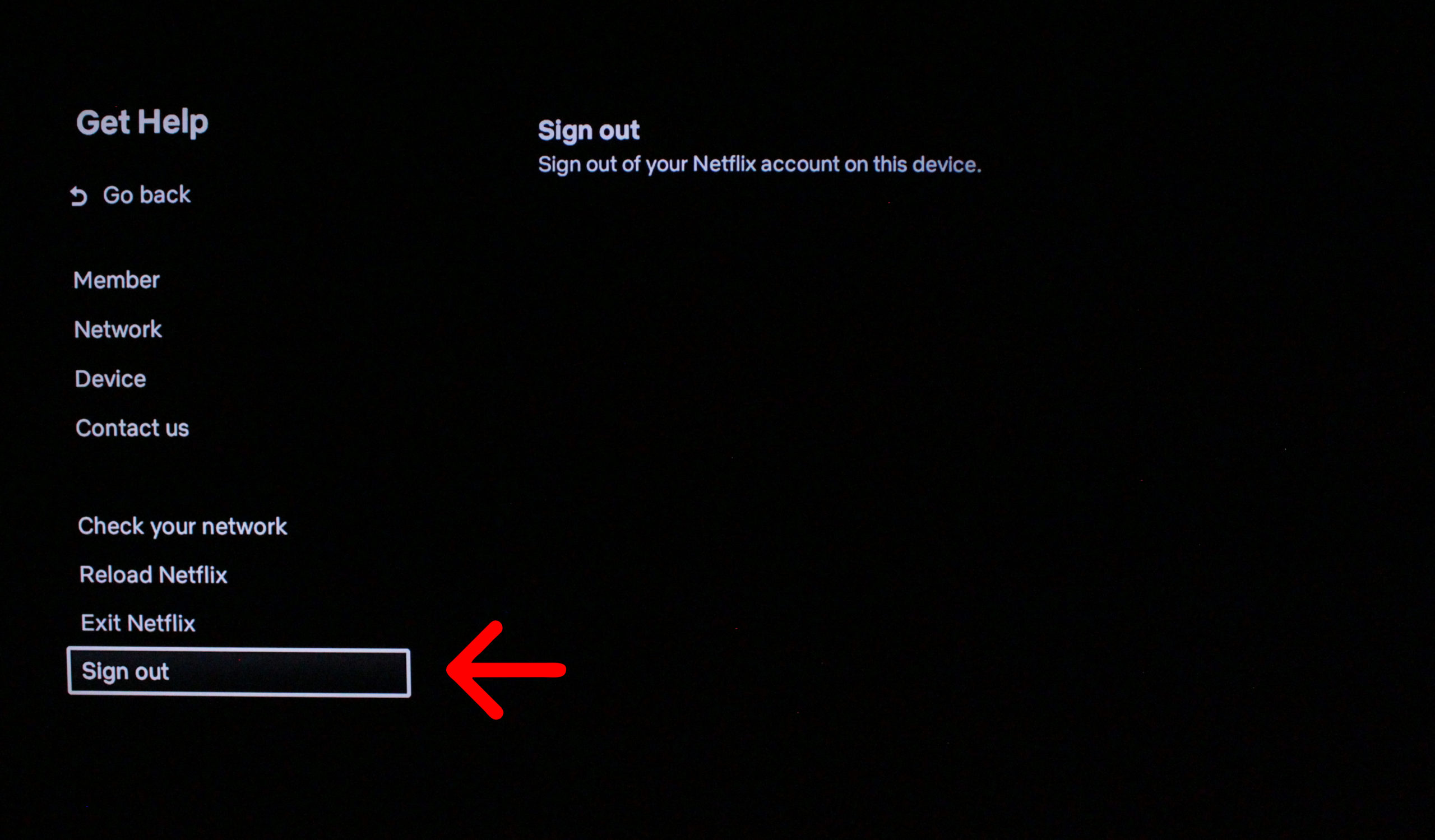 Sign Out Of Netflix