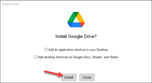 Re-Install Google Drive